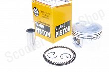 Поршень в сборе  139QMB 65cc 4рем. +1.00  d-45.00  "VLAND"  TW