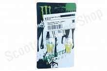 Лампа BA9S 12V 3W   (габарит, приборы, желтая)   "PLT"