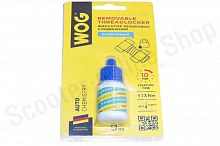 Фиксатор резьбовых соединений разборный WOG, 9 мл.