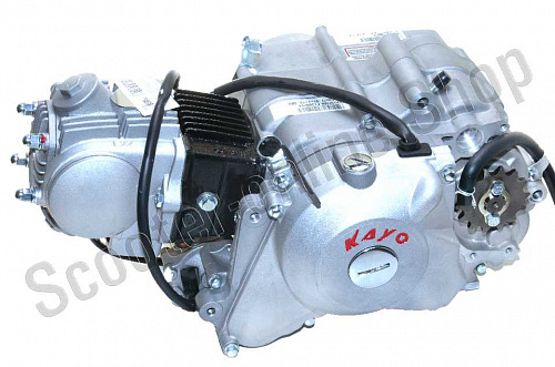 Двигатель в сборе KAYO LF50  49cc, электростартер, автомат фото фотография изображение картинка