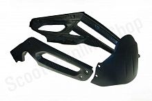 Щиток грязевой задний хагер с кронштейнами Dakar 250