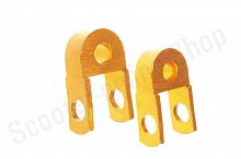 Удлинители амортизаторов  25mm  пара  d10  оранжевые  "LIPAI"