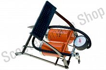 Насос ножной двухпоршневой (с монометром на 5кг/см2) (mod.232)   "LAVITA"