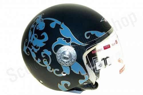 Шлем открытый Can  Шлем V522 FLAT BLACK / FL M(58) фото фотография 