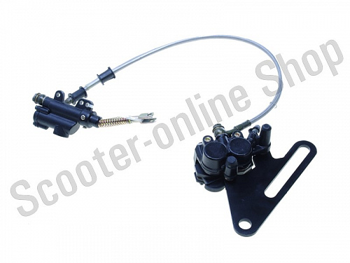 Тормоз дисковый задний (ножной) в сборе TTR250a фото фотография изображение картинка