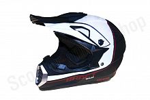 Шлем кроссовый #126 черный матовый  (XL)