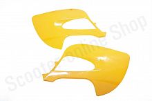 Обтекатели боковые питбайк оранжевые комплект