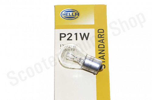 Лампа  P21W 12V 21W BA 15s  Hella / 8GA002073121 фото фотография изображение картинка