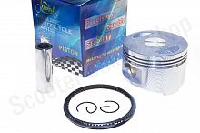 Поршень в сборе  157QMJ 2рем.  +0.50  d-57.90  "LIPAI"