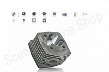 Цилиндро-поршневая группа  веломотор  F80  "LIPAI"