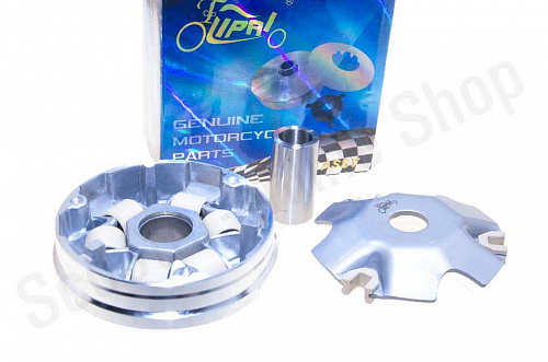 Вариатор в сборе Dio AF27/34, 139QMB +втулка 38мм, ролики 8.5г "LIPAI" Вариатор в сборе Dio AF27/34, 139QMB +втулка 38мм, ролики 8.5г "LIPAI"