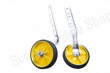 Колеса боковые опорные велосипеда   (пластик) (12-20)   (синие)   "YKX"