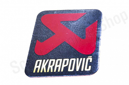 Наклейка на глушитель   AKRAPOVIC  mod:2 фото фотография изображение картинка