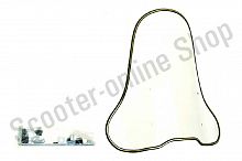 Стекло ветровое для квадроцикла универсальное (51,5х42 см) 2  CN