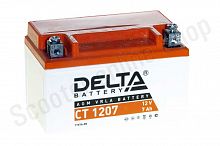 Аккумулятор CT 1207 YTX7A-BS  Delta 150x86x94