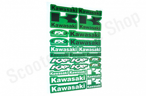 Наклейки Kawasaki 02032 фото фотография изображение картинка