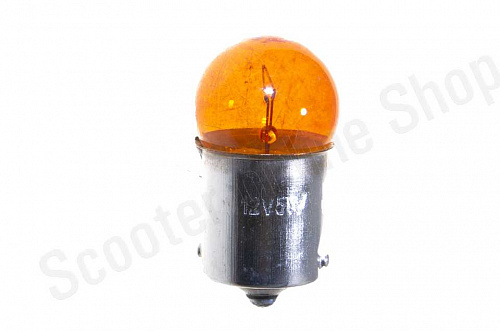 Лампа G18  поворот/габарит  12V 5W   красная  "YWL" фото фотография изображение картинка