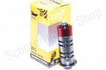 Лампа фары светодиодная LED P15D-25-1 (10-35V, 6/12W)