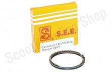 Кольца поршневые 139QMB 70cc 1рем. +0.25 d-47.25  See 