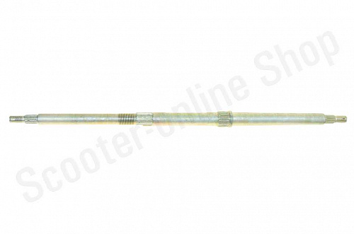 Ось задняя ATV70/90 BEETLE, BUG, DINGO L-620 lвнутр116, шлиц 23T 16T, М24 М14, под подш 25мм фото фотография изображение картинка