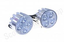 Дополнительные фары Led серые F6 комплект