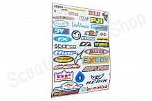 Наклейки 30х45 Motocross комплект