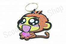 Брелок резиновый   "MONKEY"   (#KML)