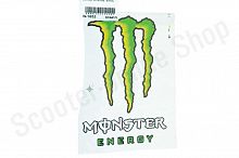Наклейка   логотип   MONSTER ENERGY   (17х13см)   (#7312)