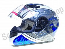 Шлем CAN V 121 WHITE / LIB-BU (р-р L)
