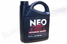 Масло моторное NEO MOTO 4T (JASO MA-2) ,4л 