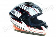 Шлем интеграл Yuma MTR Wht/Blk/Red XL(62)