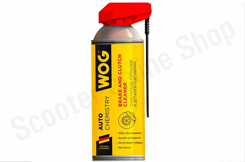 Очиститель тормозов и деталей сцепления  2 в 1 WOG  520мл фото фотография изображение картинка