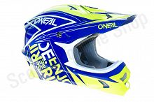 Шлем кроссовый Oneal 3-Series Blue/Hi-Vis S(56)