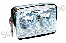 Фара (в сборе)   Delta   (квадратная)   "EVO"   (двойная)