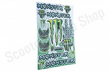 Наклейки набор D6030 Monster #2