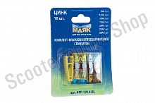 Предохранители МАЯК флажк. цинк. (midi) набор с пинцетом