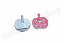 Тормозные колодки для дисковых тормозов ZOOM DB250/350/450/550; ALHONGA, SNG MECHANICAL (FWDPADSYK03