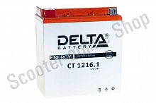Аккумулятор Delta CT 1216. YTX16-BS 151x88x164