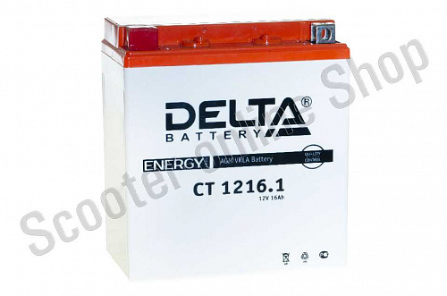 Аккумулятор Delta CT 1216. YTX16-BS 151x88x164 фото фотография изображение картинка