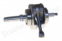 Коленвал в сборе  CB250 166FMM Scorpion 250 (2014г.)  шатун-145  p-17 