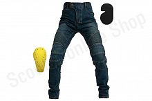 Мотоджинсы Komine RK718 SUPER FIT KEVLAR D-JEANS BLUE L