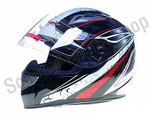 Шлем CAN V 158 BLACK / CRACK р-р M