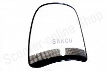 Стекло ветровое  скутер короткое Sacou (Н)