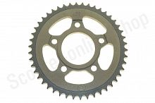 Звезда ведомая стальная 428-46T d-64mm, 5 болтов крепл., с проточкой  SM-PARTS