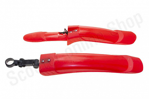 Крылья 26", пластиковые широкие красные  фото фотография изображение картинка