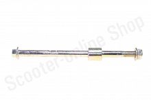 Ось заднего колеса  Alpha Delta + втулка + гайка