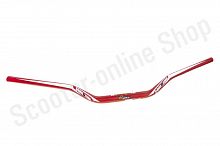 Руль 22мм #2 алюминевый красный