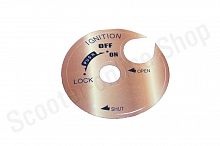 Наклейка замка зажигания  GEAR 4T  (золото)  "SALO"