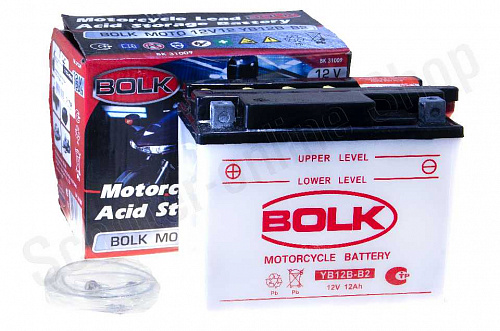 Аккумулятор  Bolk 12V 12ач  512012-YB12B-B2  160х130х90 сух фото фотография изображение картинка