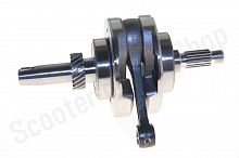 Коленвал  в сборе 4Т  CG200 p-15  шатун-142мм 